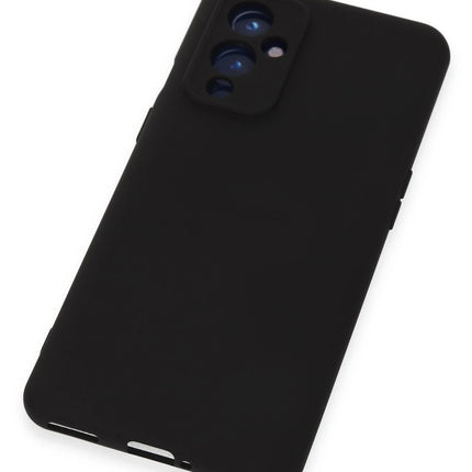 OnePlus 9 Nano içi Kadife Silikon Kılıf - Siyah 4