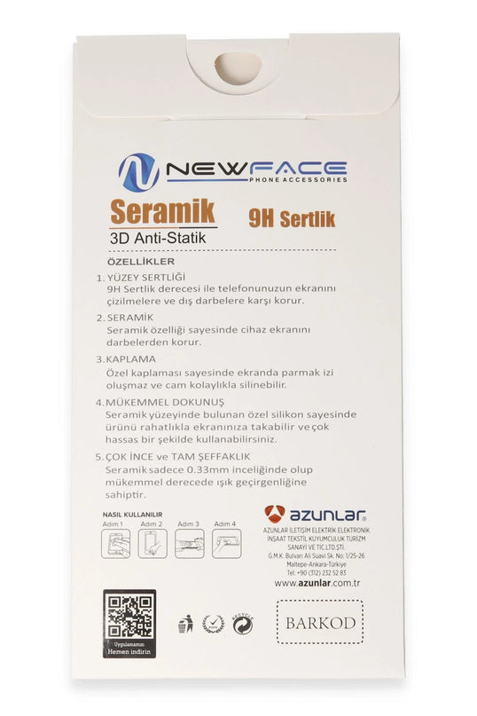 Oppo A15 3D Antistatik Mat Seramik Nano Ekran Koruyucu 5