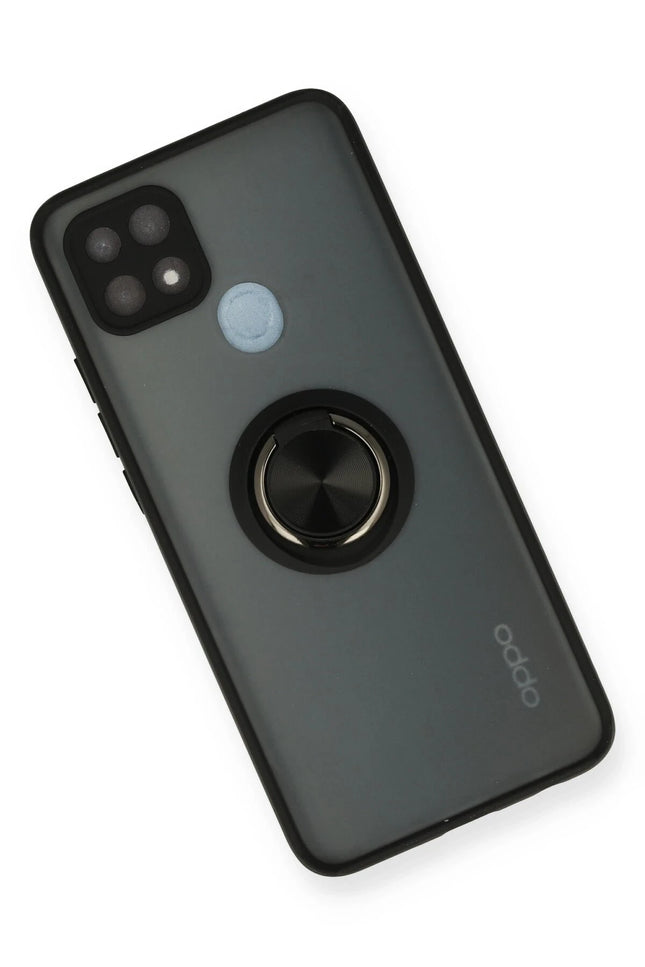 Oppo A15 Montreal Yüzüklü Silikon Kapak Kılıf 3