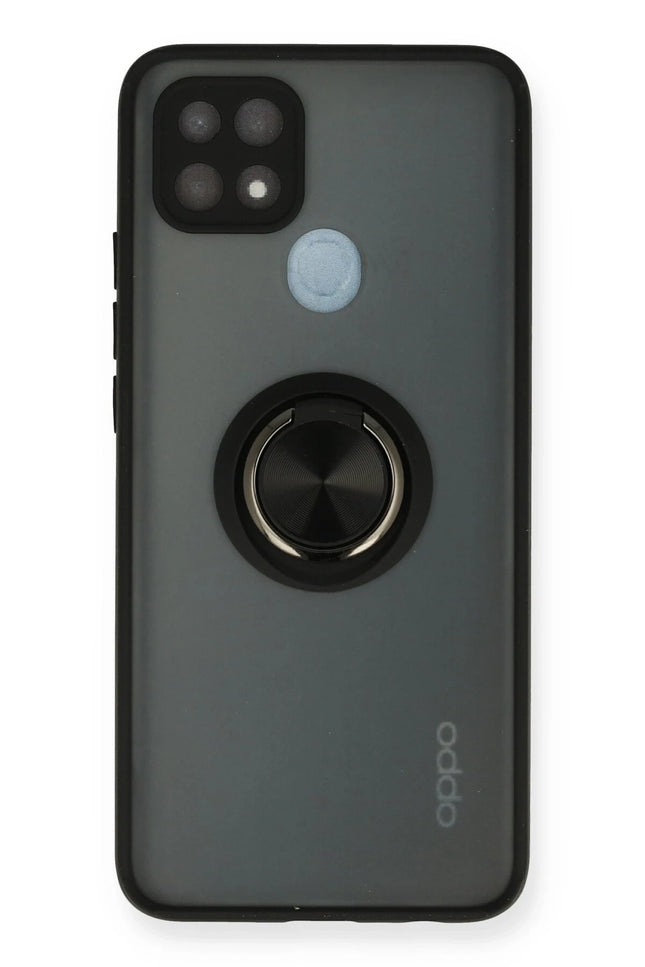 Oppo A15 Montreal Yüzüklü Silikon Kapak Kılıf