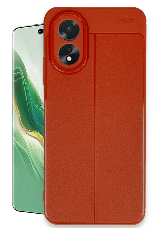 Oppo A38 Auto Focus Kapak Kılıf - Kırmızı