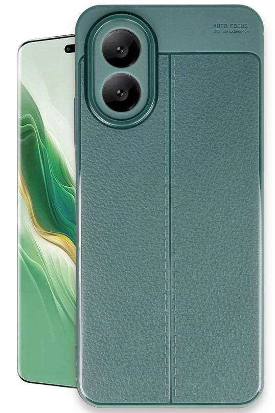 Oppo A38 Auto Focus Kapak Kılıf - Koyu Yeşil