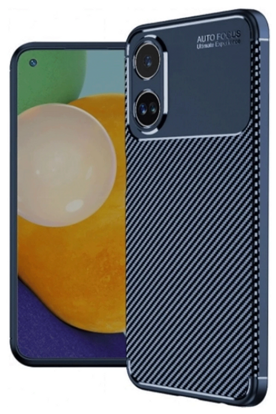 Oppo A38 Auto Focus Karbon Kapak Kılıf - Lacivert
