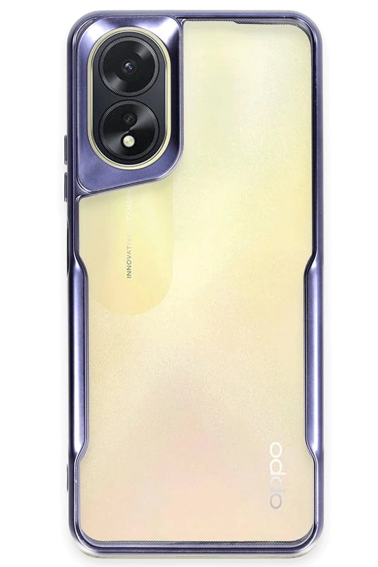 Oppo A38 Boyi Silikon Kapak Kılıf - Lacivert