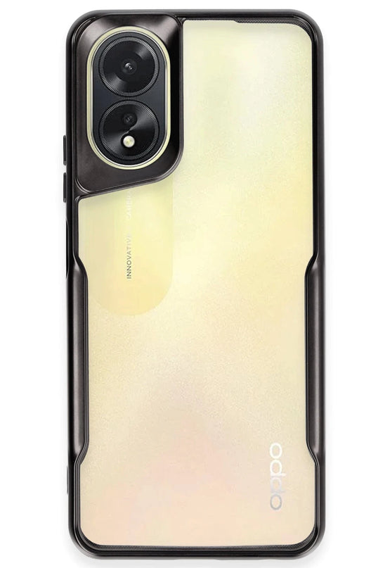 Oppo A38 Boyi Silikon Kapak Kılıf - Siyah