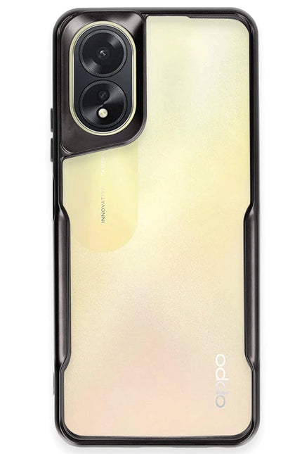 Oppo A38 Boyi Silikon Kapak Kılıf - Siyah