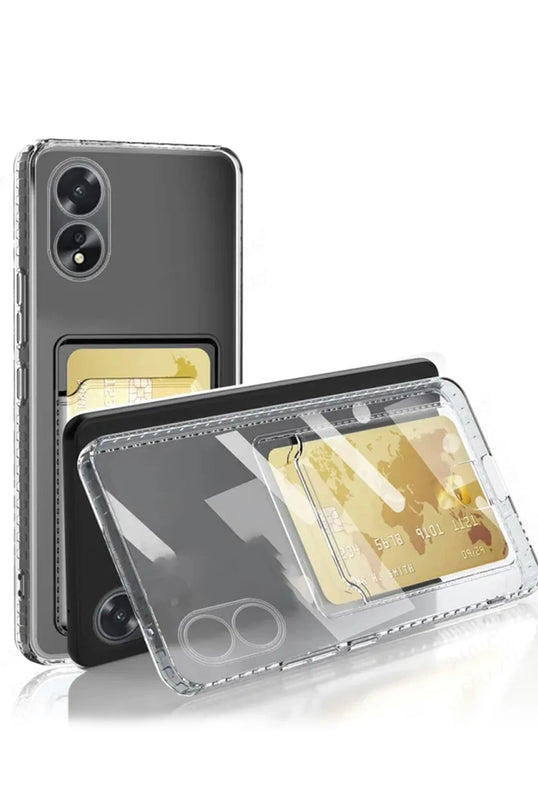 Oppo A38 Kart Şeffaf Silikon Kılıf