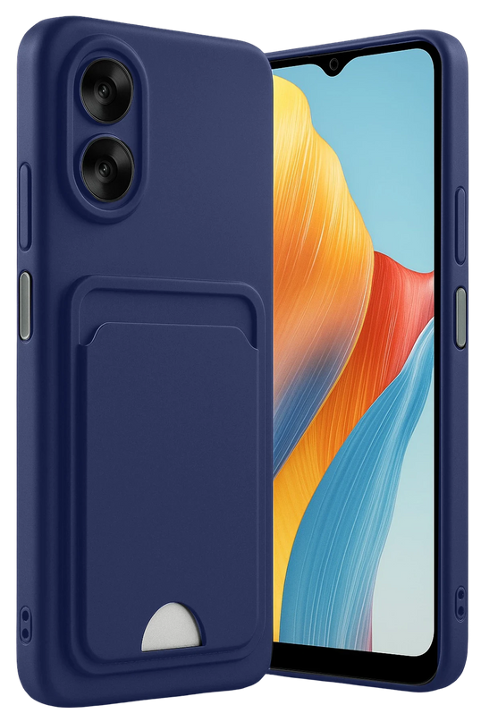 Oppo A38 Kelvin Kartvizitli Silikon Kılıf - Lacivert