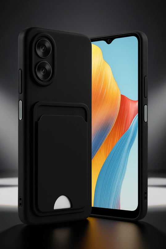 Oppo A38 Kelvin Kartvizitli Silikon Kılıf - Siyah 2