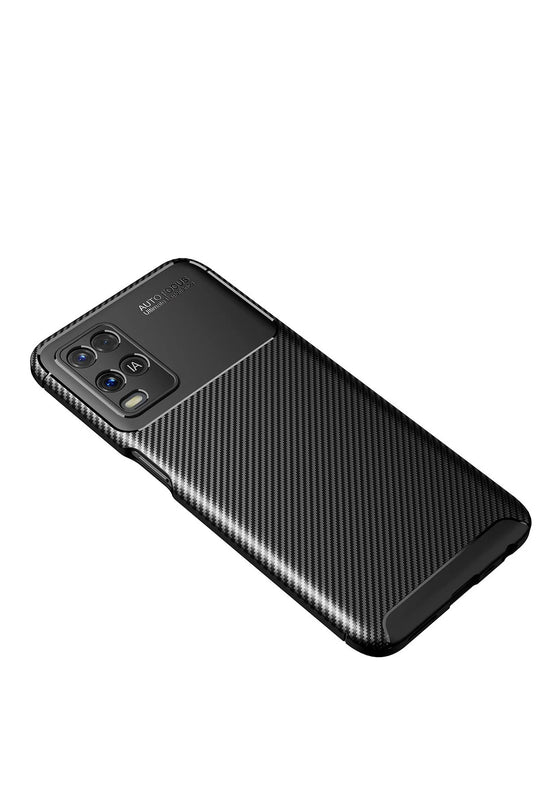 Oppo A54 4G Auto Focus Karbon Kapak Kılıf - Siyah 2