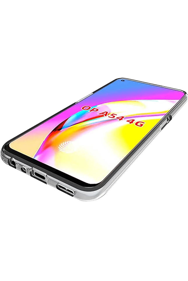 Oppo A54 4G Lüx Şeffaf Silikon Kılıf 4