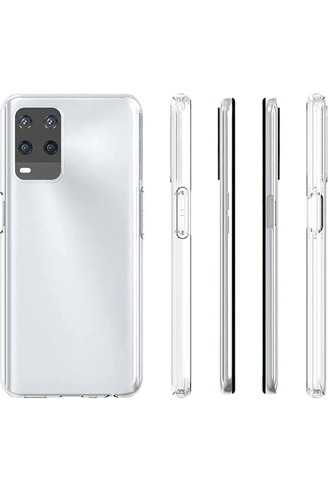 Oppo A54 4G Lüx Şeffaf Silikon Kılıf 3