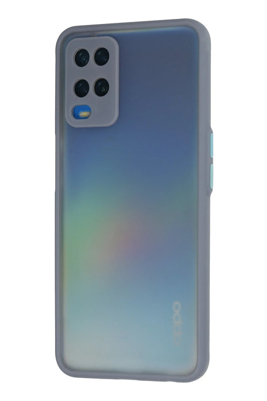Oppo A54 4G Montreal Silikon Kapak Kılıf - Gri 3