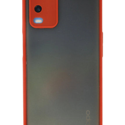 Oppo A54 4G Montreal Silikon Kapak Kılıf - Kırmızı