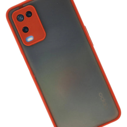 Oppo A54 4G Montreal Silikon Kapak Kılıf - Kırmızı 2
