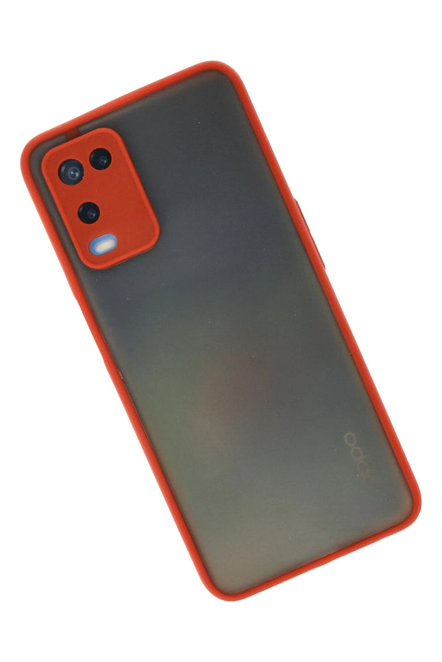 Oppo A54 4G Montreal Silikon Kapak Kılıf - Kırmızı 2