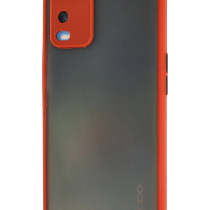 Oppo A54 4G Montreal Silikon Kapak Kılıf - Kırmızı 3