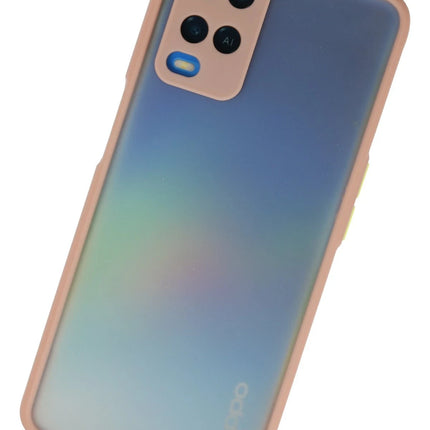 Oppo A54 4G Montreal Silikon Kapak Kılıf - Pembe 2