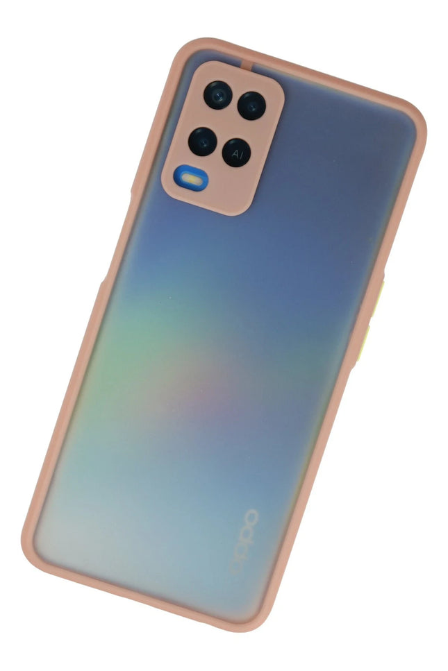 Oppo A54 4G Montreal Silikon Kapak Kılıf - Pembe 2