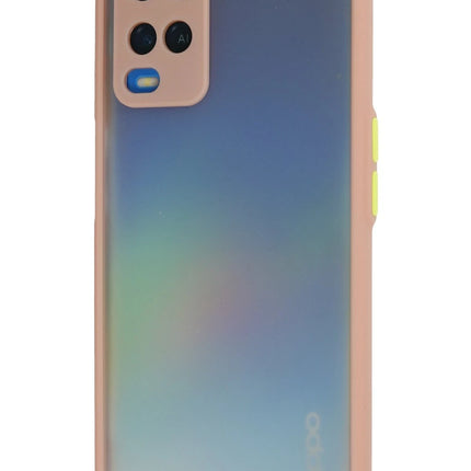 Oppo A54 4G Montreal Silikon Kapak Kılıf - Pembe 3