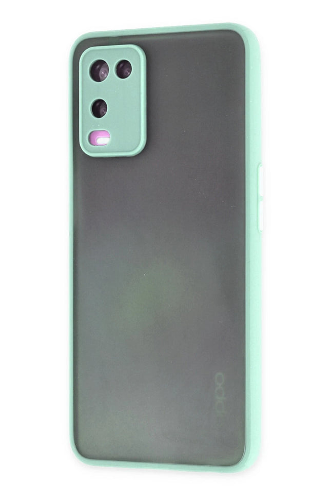 Oppo A54 4G Montreal Silikon Kapak Kılıf - Turkuaz 3