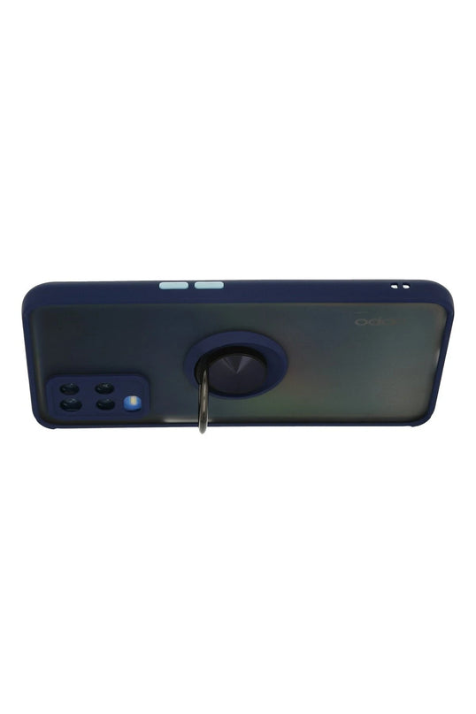Oppo A54 4G Montreal Yüzüklü Silikon Kapak Kılıf - Lacivert 3