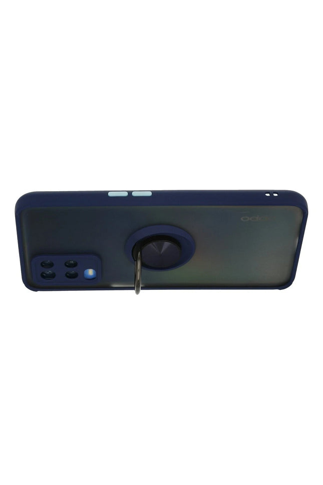 Oppo A54 4G Montreal Yüzüklü Silikon Kapak Kılıf - Lacivert 3