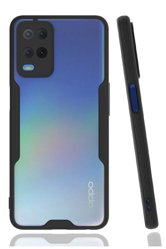 Oppo A54 4G Platin Silikon Kılıf - Siyah