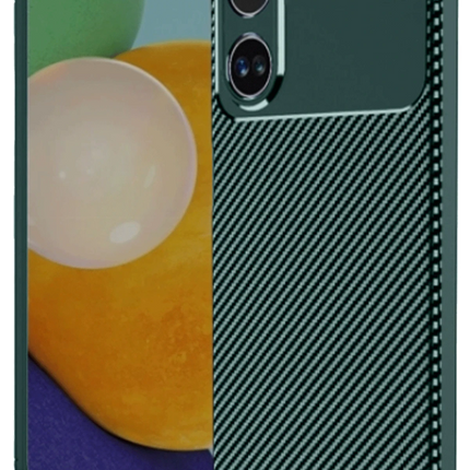 Oppo A60 Auto Focus Karbon Kapak Kılıf - Koyu Yeşil
