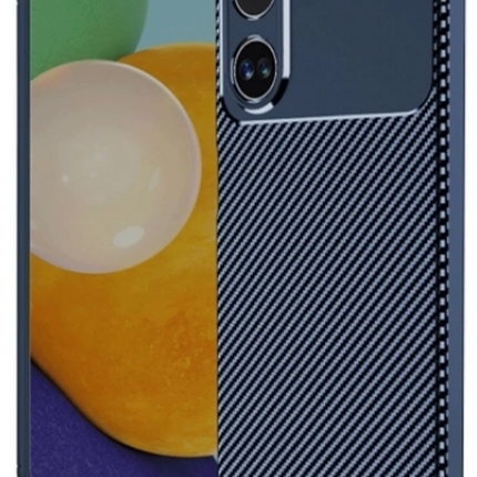 Oppo A60 Auto Focus Karbon Kapak Kılıf - Lacivert
