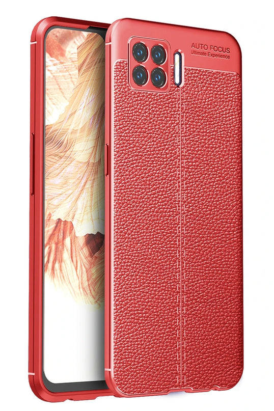 Oppo A73 Auto Focus Kapak Kılıf - Kırmızı