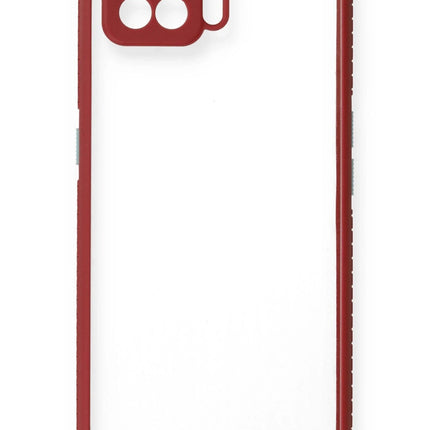 Oppo A73 Miami Şeffaf Silikon Kılıf - Fuşya 3