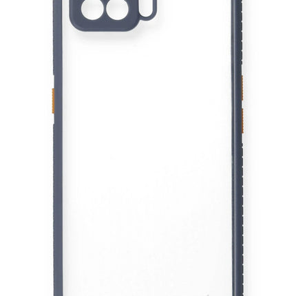 Oppo A73 Miami Şeffaf Silikon Kılıf - Gri 2