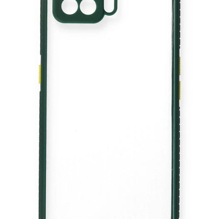 Oppo A73 Miami Şeffaf Silikon Kılıf - Koyu Yeşil 2
