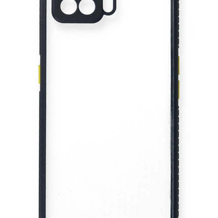 Oppo A73 Miami Şeffaf Silikon Kılıf - Lacivert 2