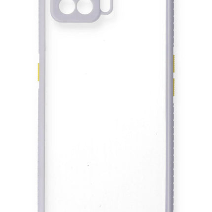 Oppo A73 Miami Şeffaf Silikon Kılıf - Lila 2