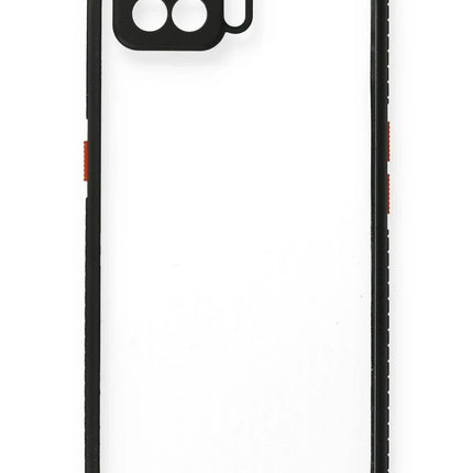 Oppo A73 Miami Şeffaf Silikon Kılıf - Siyah 2