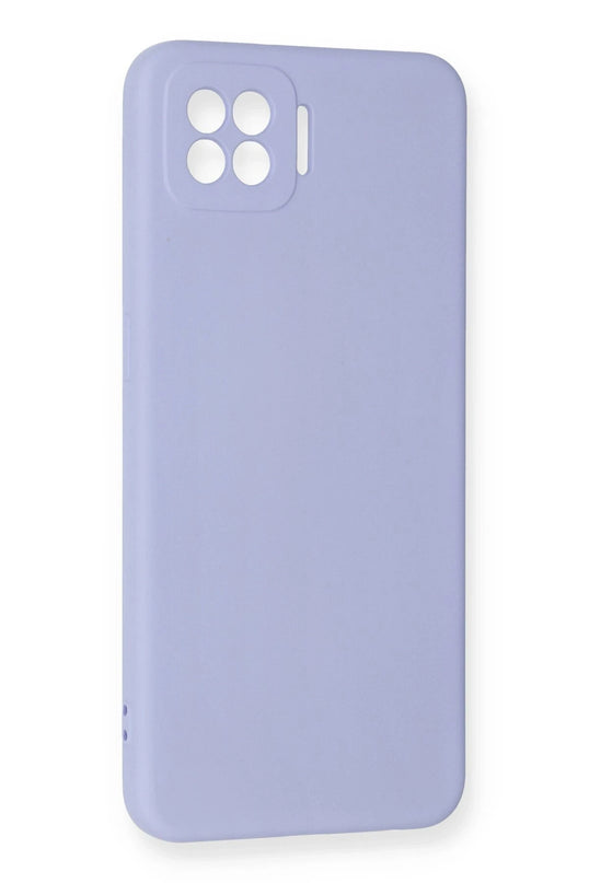 Oppo A73 Nano içi Kadife Silikon Kılıf - Lila 2