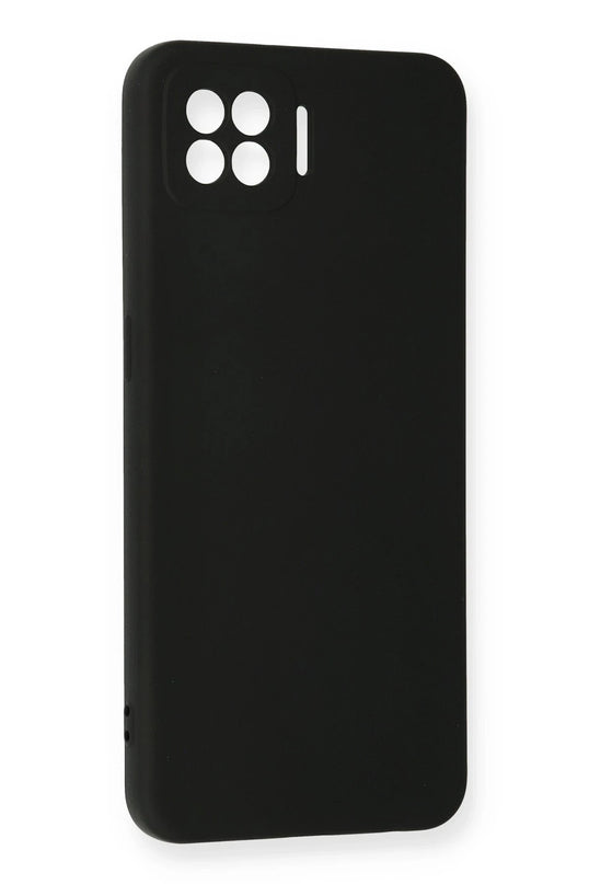 Oppo A73 Nano içi Kadife Silikon Kılıf - Siyah 2