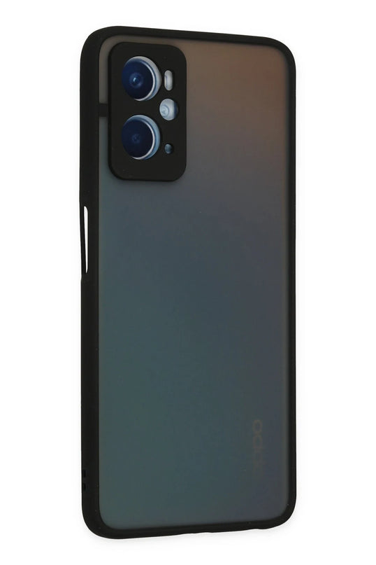 Oppo A96 Montreal Silikon Kapak Kılıf - Siyah 3