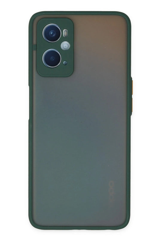 Oppo A96 Montreal Silikon Kapak Kılıf - Yeşil
