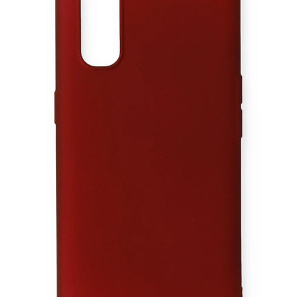 Oppo Find X2 First Silikon Kılıf - Bordo