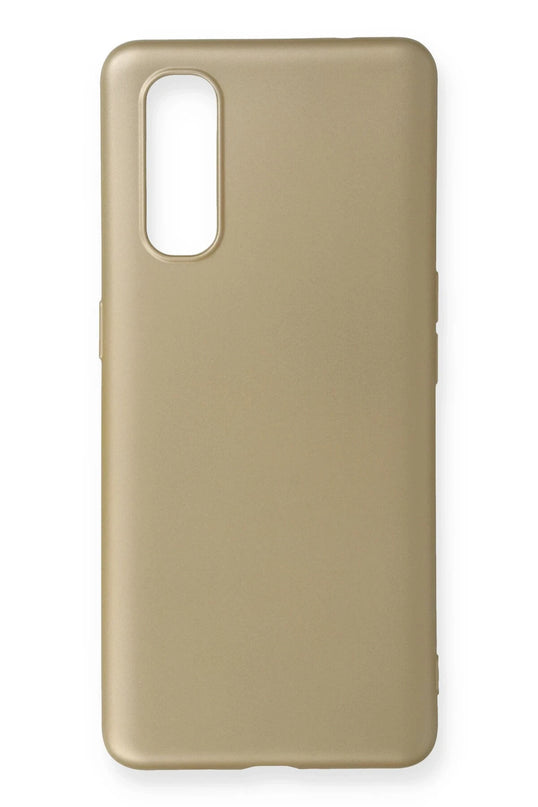 Oppo Find X2 First Silikon Kılıf - Gold