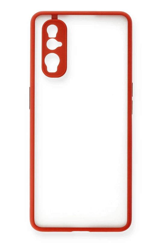 Oppo Find X2 Montreal Silikon Kapak Kılıf - Kırmızı