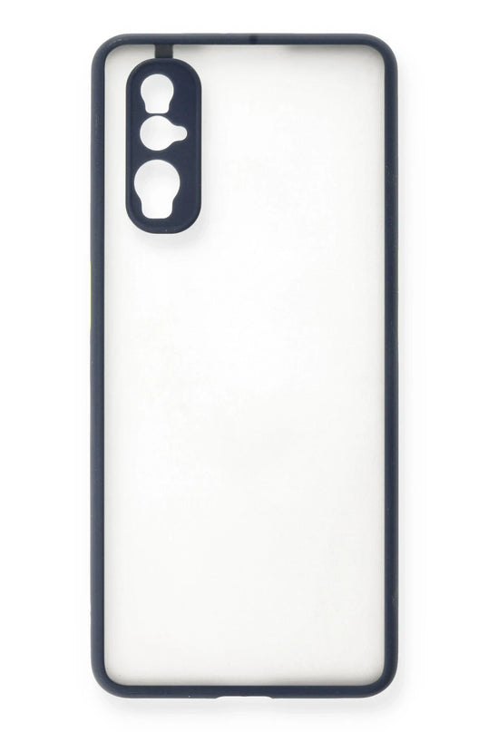 Oppo Find X2 Montreal Silikon Kapak Kılıf - Lacivert