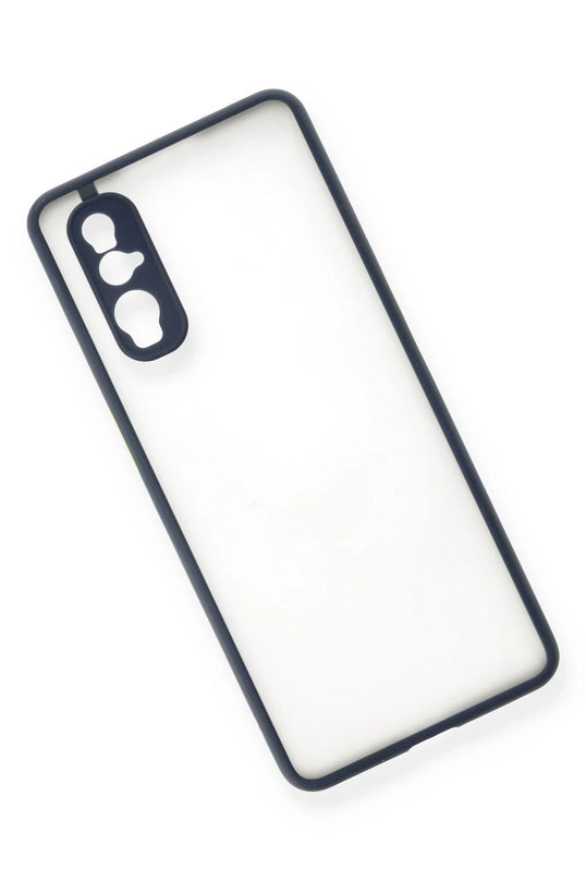 Oppo Find X2 Montreal Silikon Kapak Kılıf - Lacivert 3