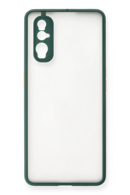 Oppo Find X2 Montreal Silikon Kapak Kılıf - Yeşil