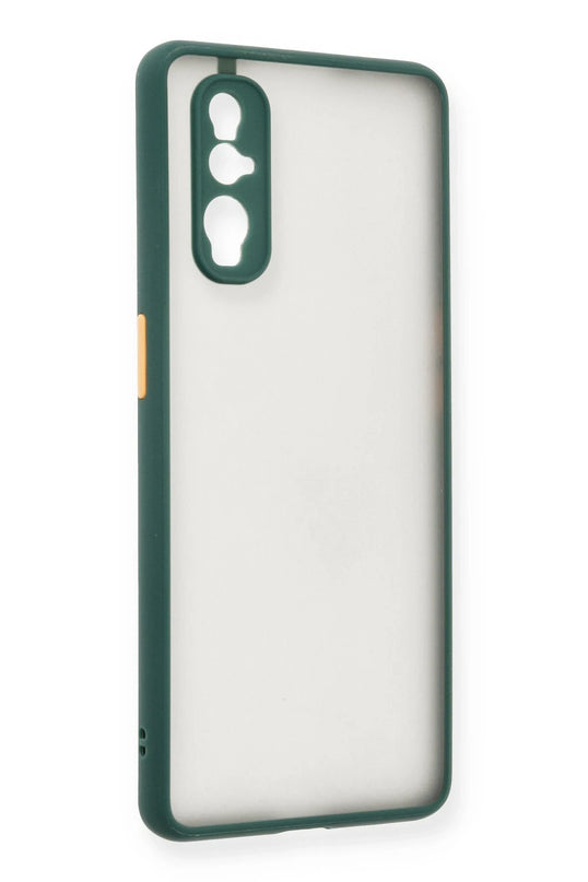 Oppo Find X2 Montreal Silikon Kapak Kılıf - Yeşil 2