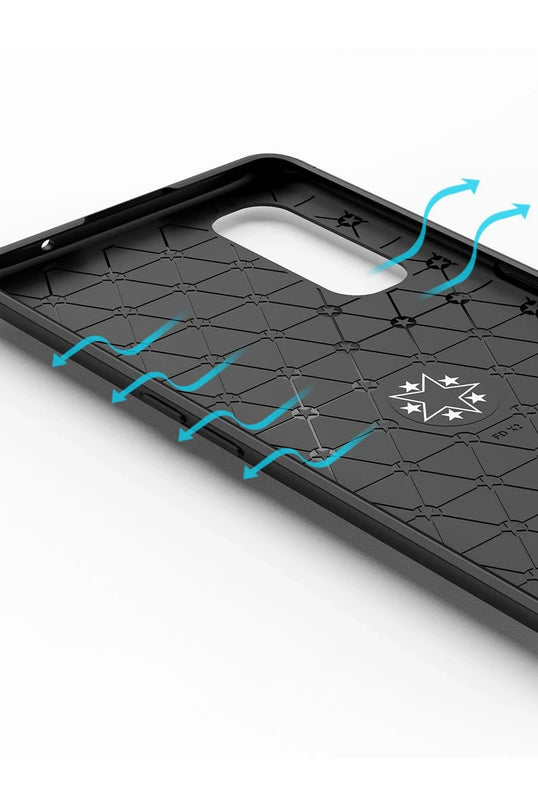 Oppo Find X2 Range Yüzüklü Silikon Kılıf - Mavi 6