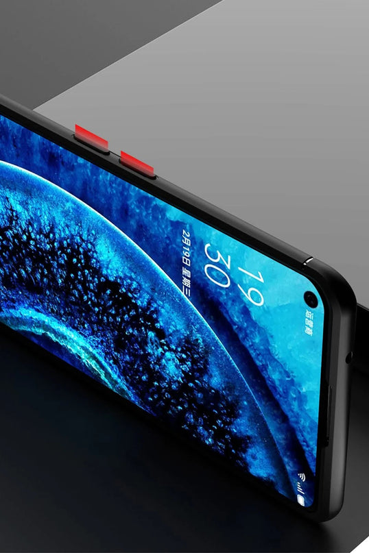 Oppo Find X2 Range Yüzüklü Silikon Kılıf - Siyah 2 7